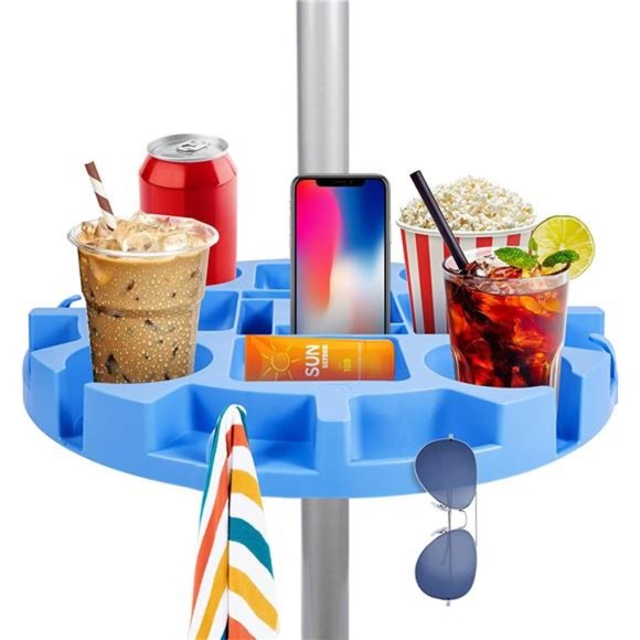 Accessories | 16 Beach Umbrella Table Tray With 4 Cup Holders | Poshmark